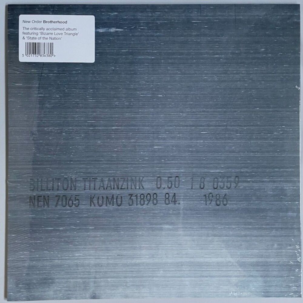 New Order – Brotherhood – Vinyl, LP, Remastered, Rhino, 2025 NEW Sealed